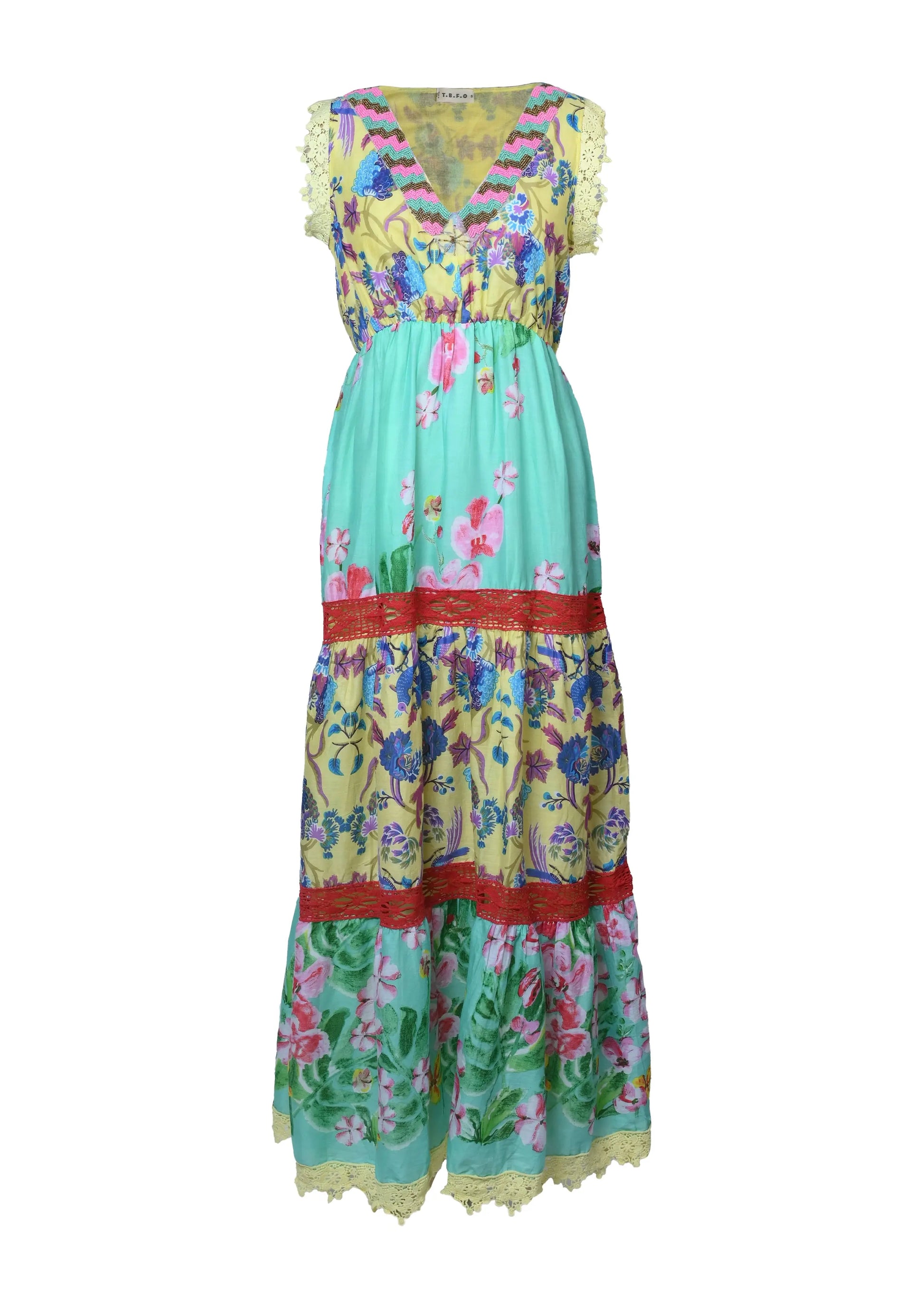 Mandarian boho dress - TBFO