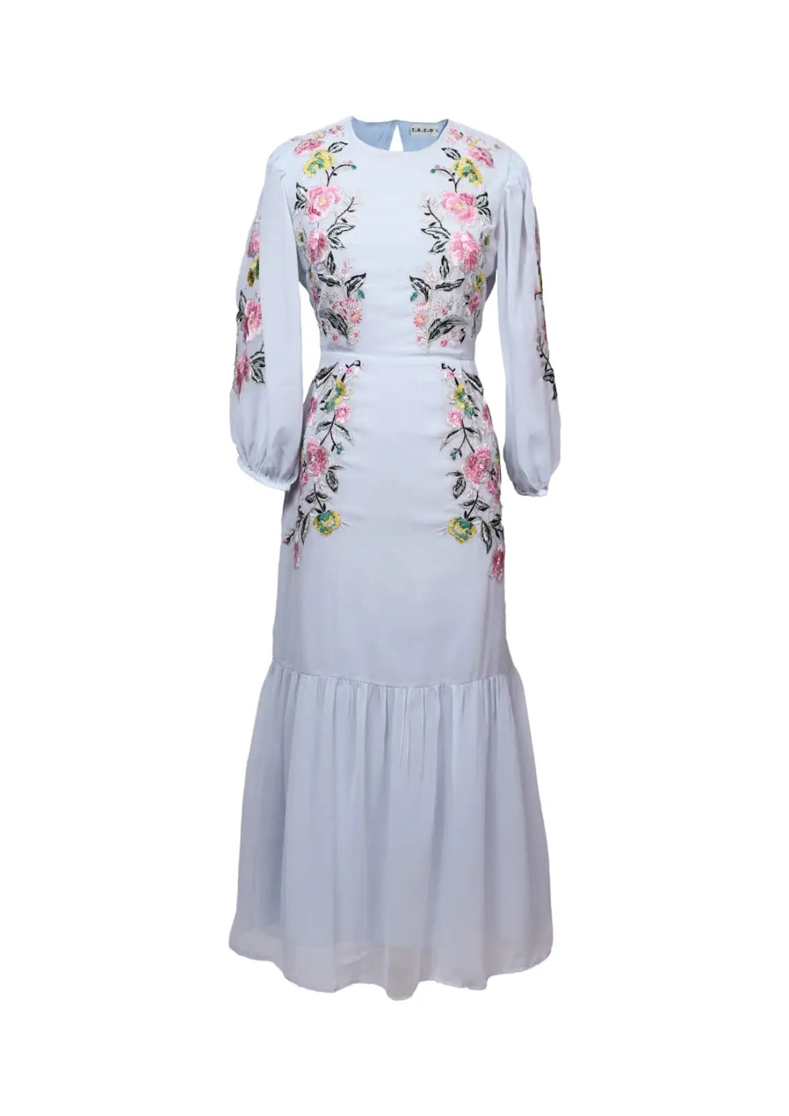 Rose emb dress - TBFO