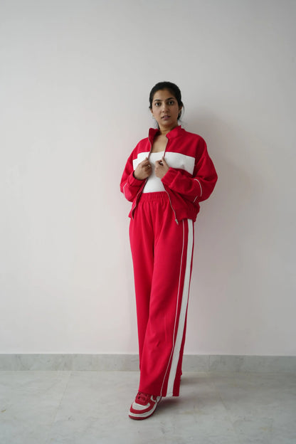 Celebrity Paul track suit Red