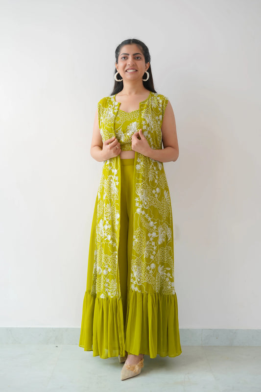 Basanti green set - TBFO