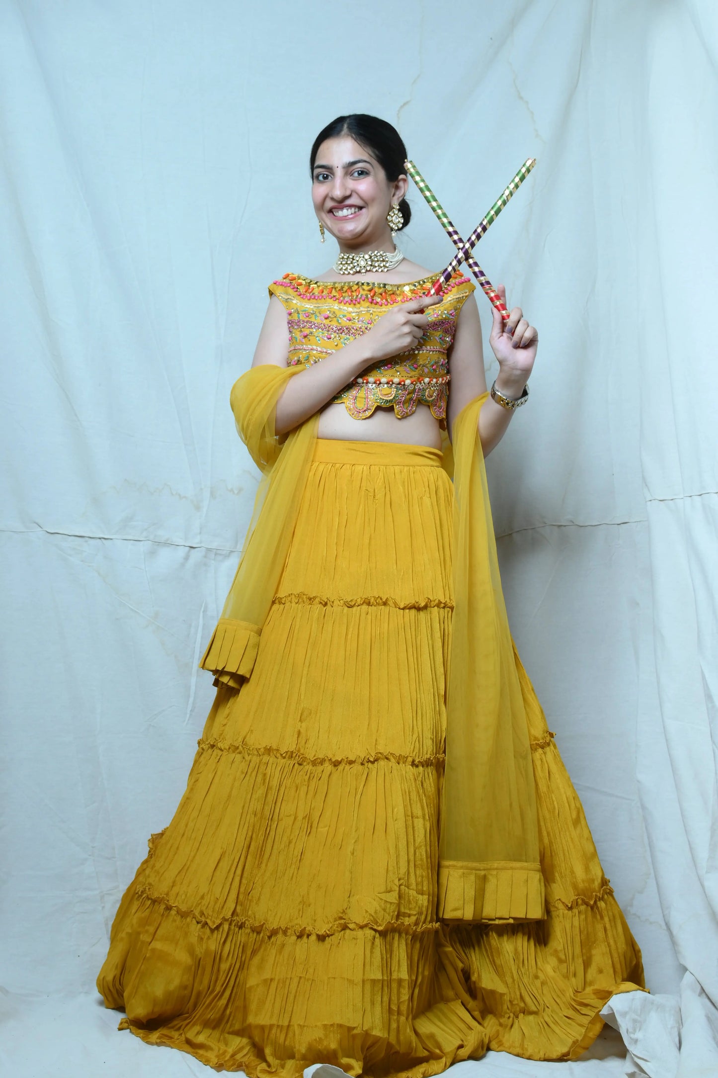 Mustard lehnga - TBFO