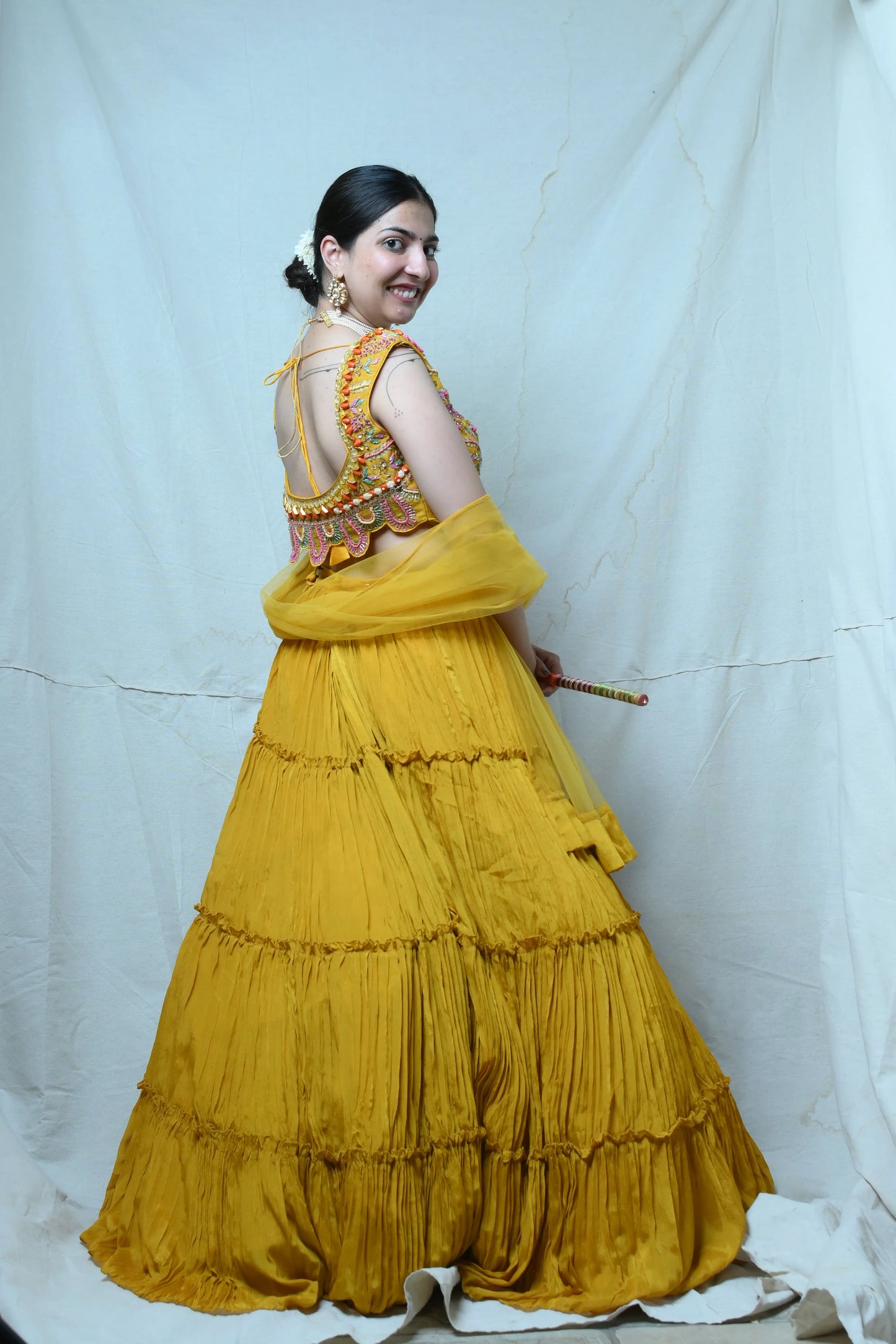 Mustard lehnga - TBFO