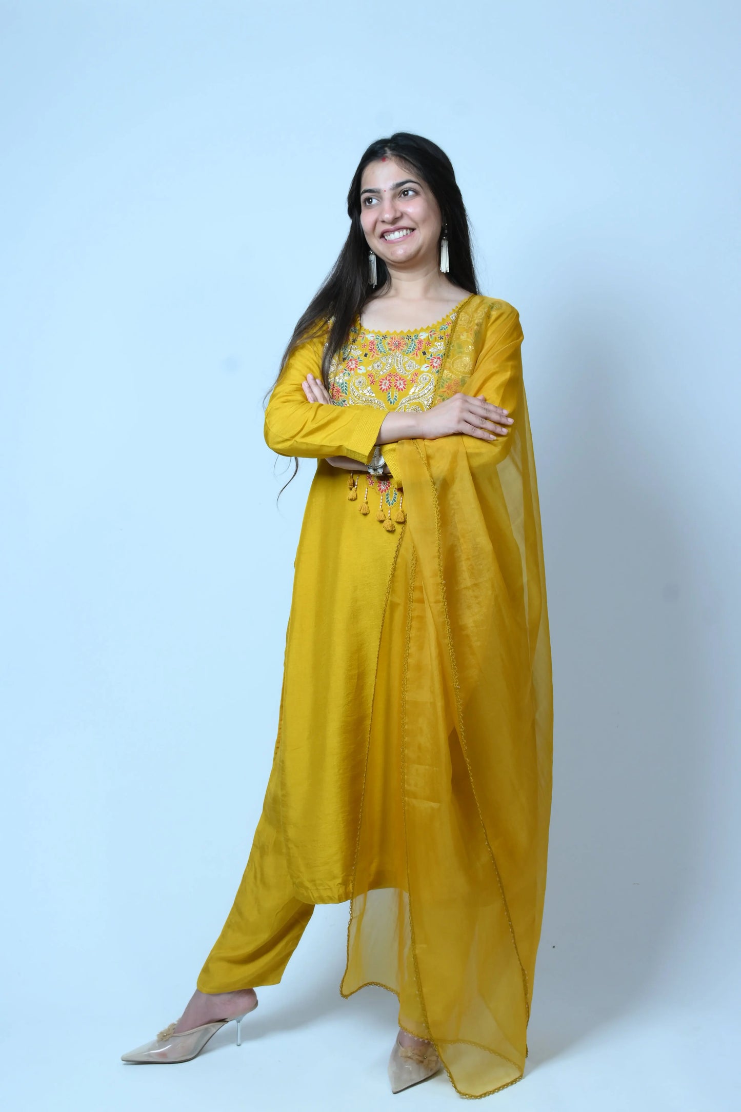 Pataudi festive set-yellow - TBFO