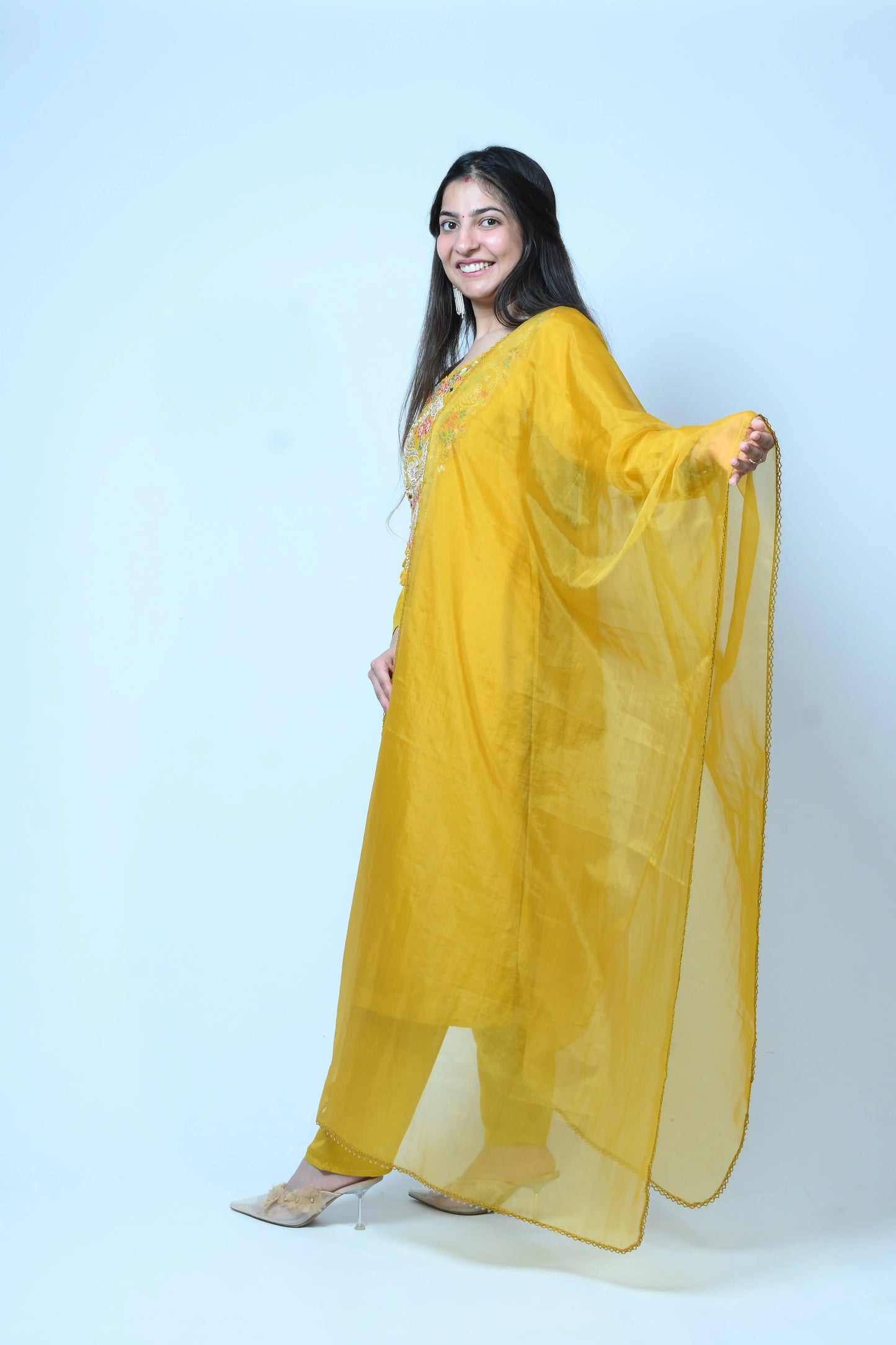 Pataudi festive set-yellow - TBFO