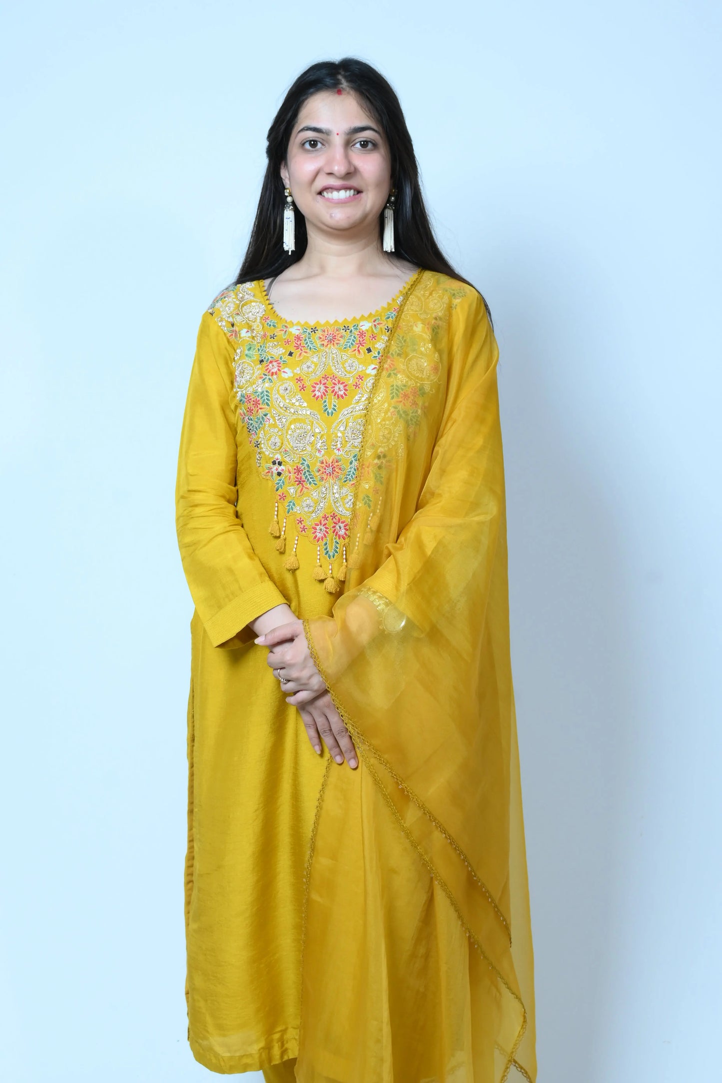 Pataudi festive set-yellow - TBFO