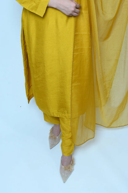 Pataudi festive set-yellow - TBFO