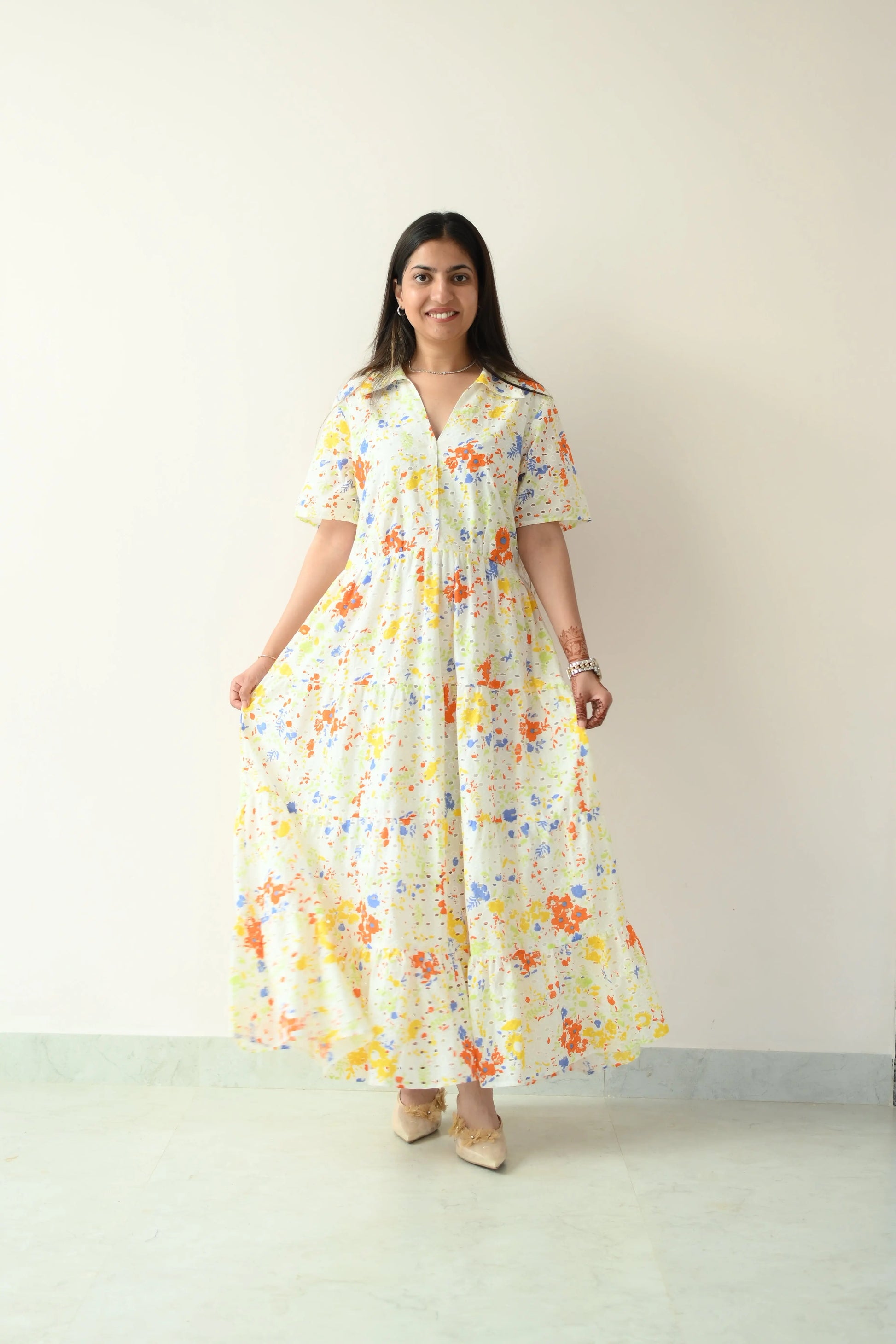 Canvas print dress - TBFO