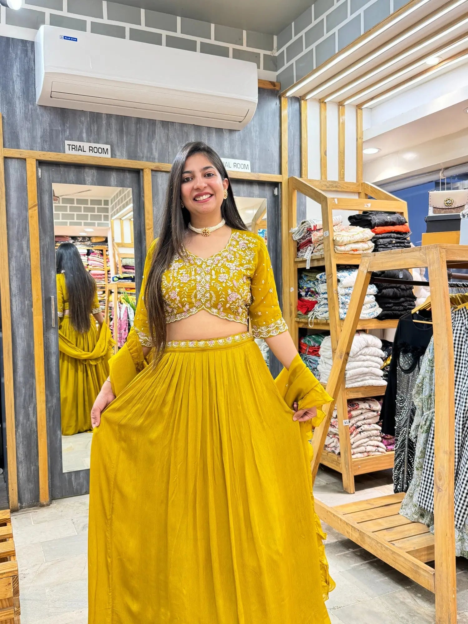 Yellow indowestern set - TBFO