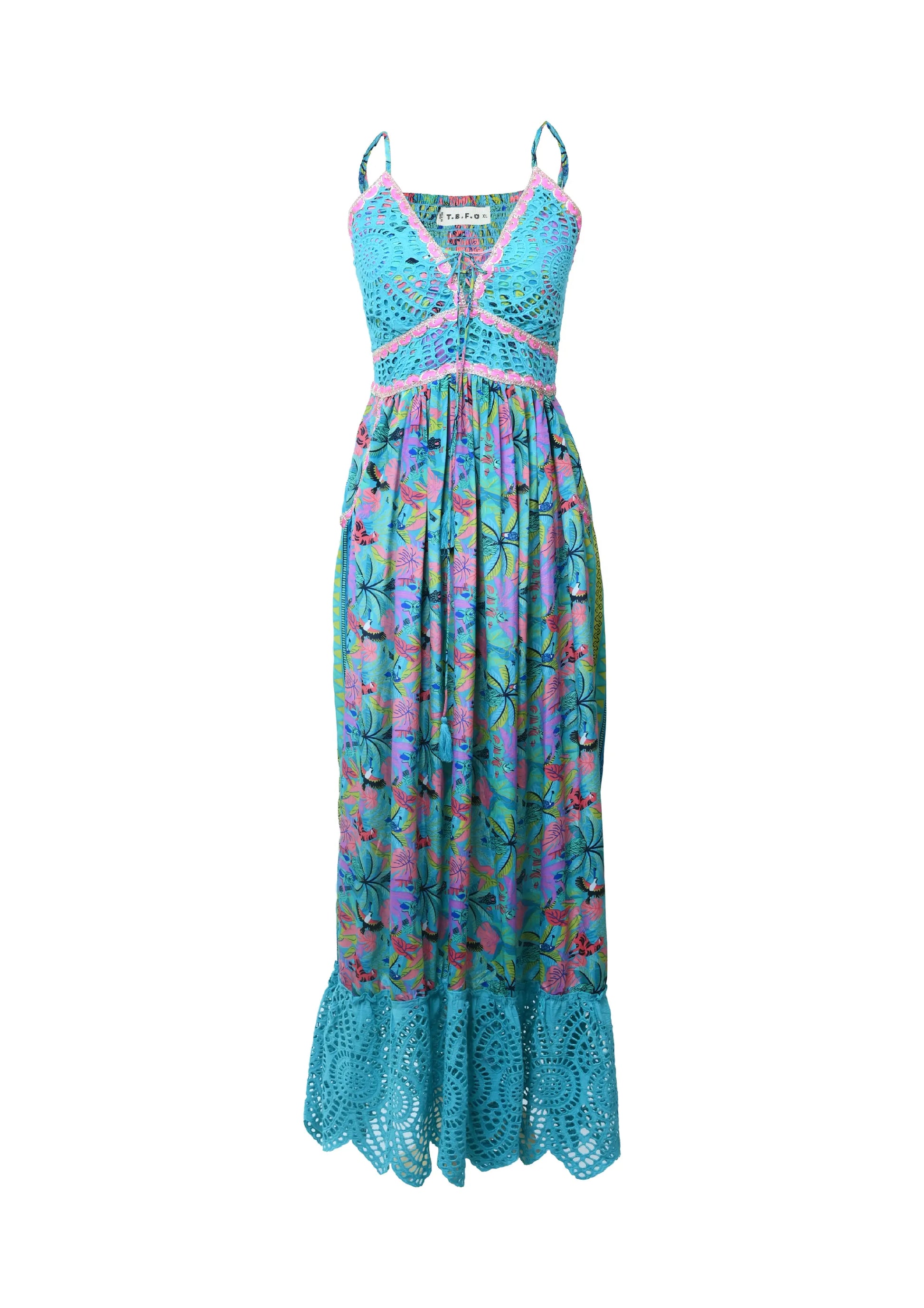 Green Nanci dress - TBFO