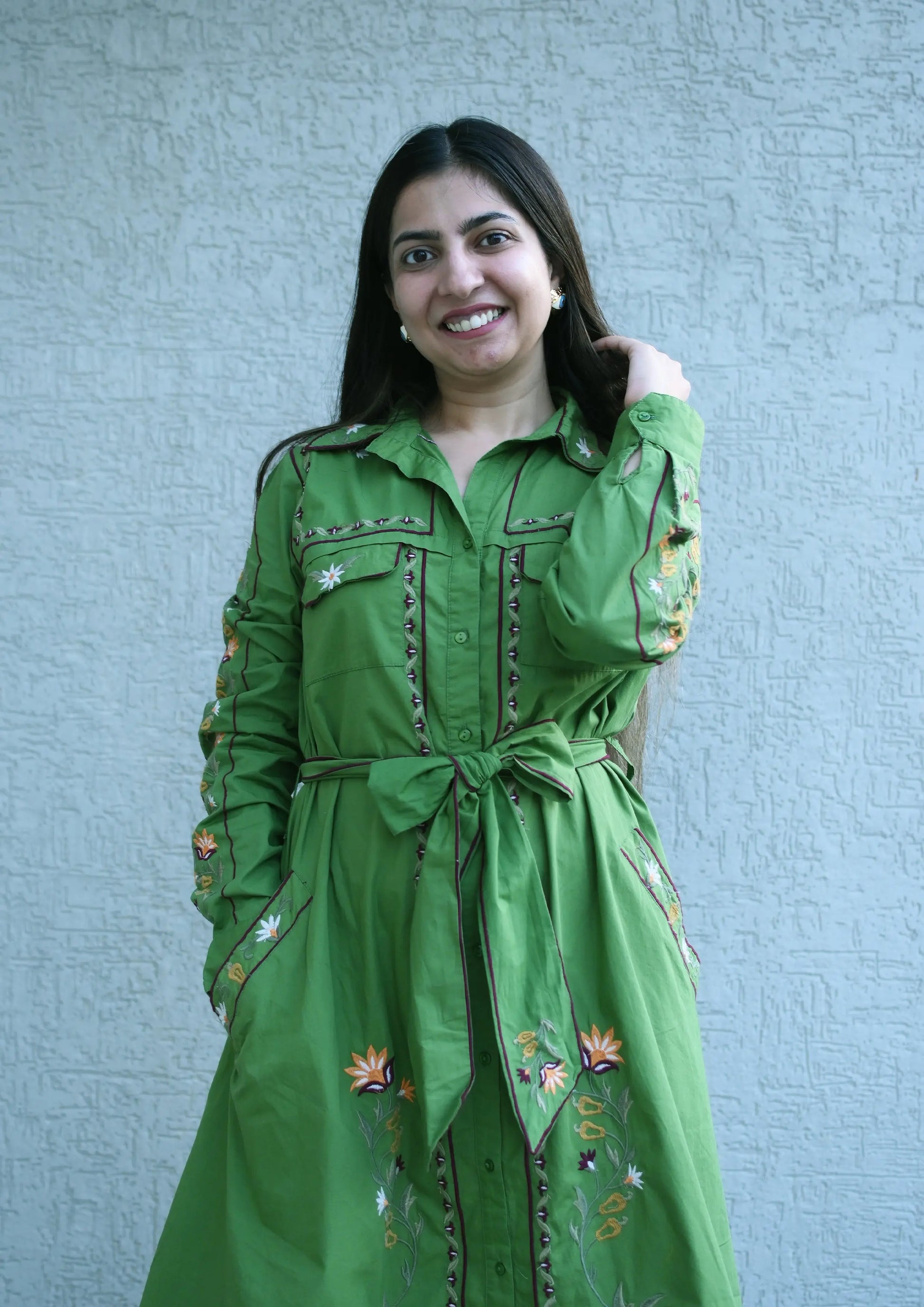 Chameleon dress-green - TBFO