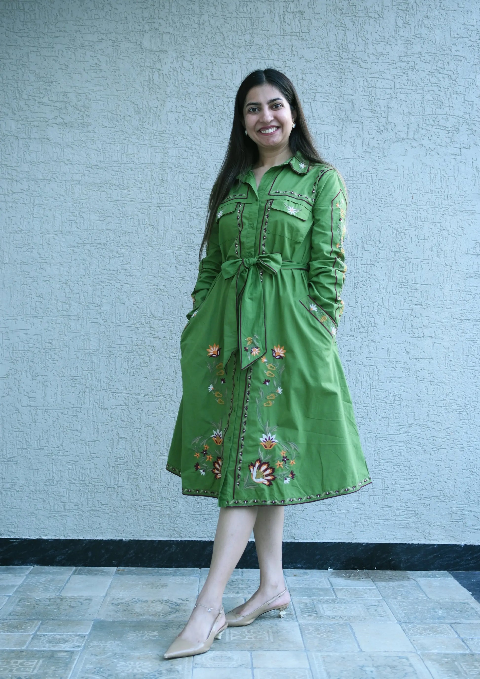 Chameleon dress-green - TBFO